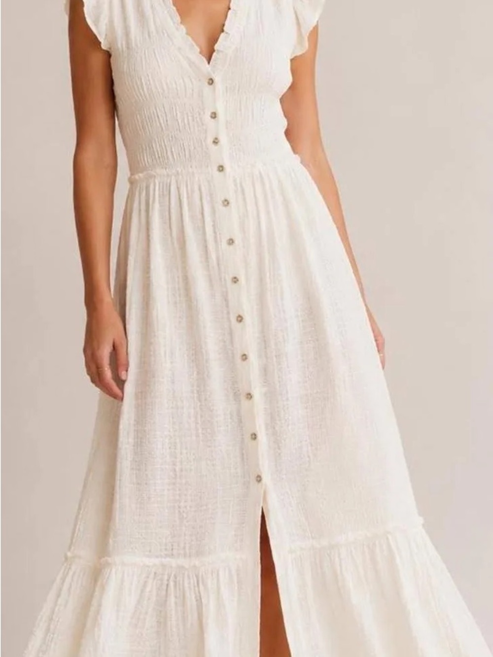 Free People Desert Dazed midi dress Women’s Button-Front Dress size XS